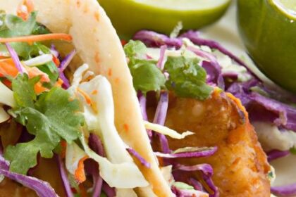 Zesty Fish Tacos with Crunchy Lime Cabbage Slaw Delight