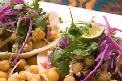 Crunchy Canned Chickpea Tacos with Zesty Lime Slaw Twist