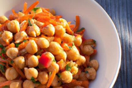 Vibrant Moroccan Carrot & Chickpea Salad with Quinoa Twist