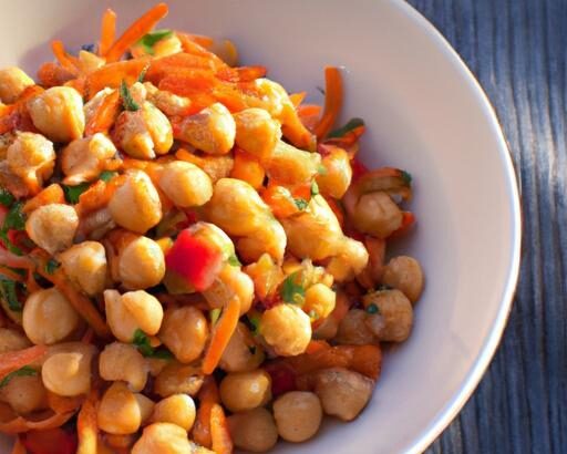 Vibrant Moroccan Carrot & Chickpea Salad with Quinoa Twist