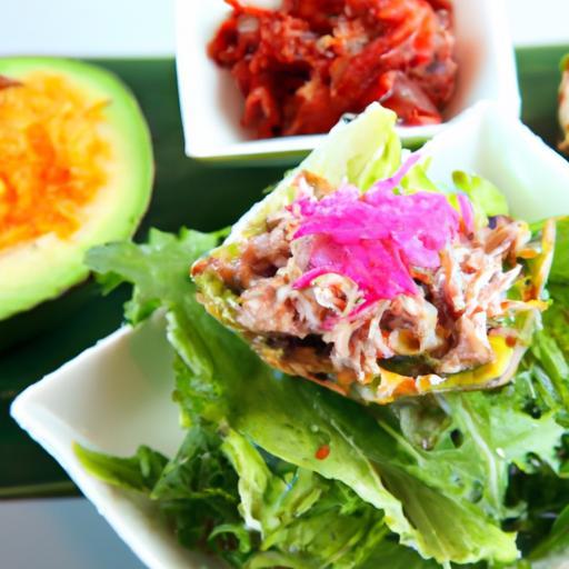 Zesty Spicy Tuna Avocado Lettuce Cups: A Fresh Flavor Burst