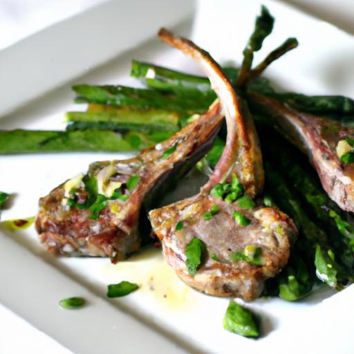Savor Rosemary Garlic Lamb Chops with Fresh Green Beans