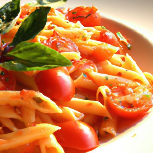 Savor the Freshness: The Art of Tomato Basil Pasta Delight