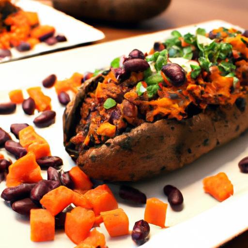 Soulful Chipotle Black Bean Stuffed Sweet Potatoes Recipe