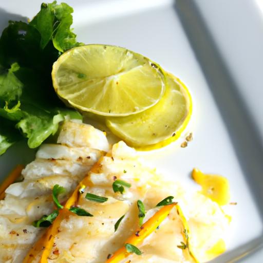 Zesty Pan-seared cod with Lemon: A Flavorful Delight