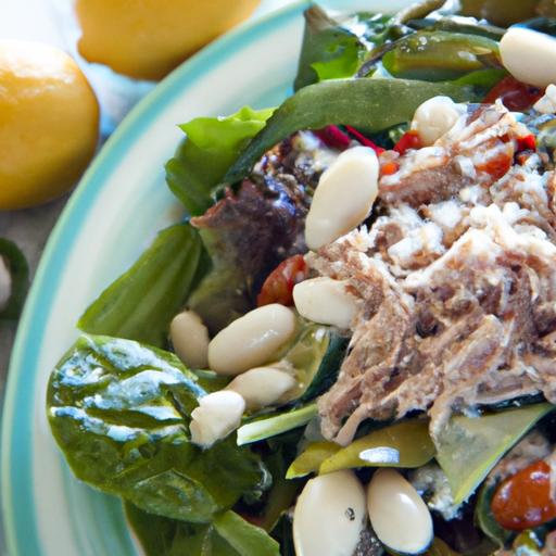 Wholesome White Bean⁣ and⁤ Tuna Salad: A Refreshing Twist