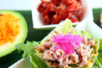 Zesty Spicy Tuna Avocado Lettuce Cups: A Fresh Flavor Burst