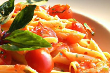 Savor the Freshness: The Art of Tomato Basil Pasta Delight