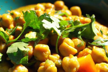 Golden Glow: Turmeric Chickpea & Spinach Freezer Curry