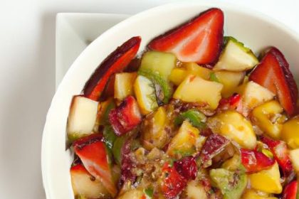 Zesty Fruit Salsa Meets Cinnamon Chips: A Sweet Twist!