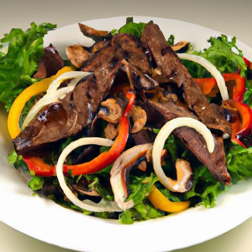 Savor the Flavor: Steak and Caramelized Onion Salad Delight