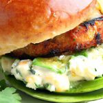 Zesty Cilantro Lime Turkey Burgers with Creamy Avocado Mash