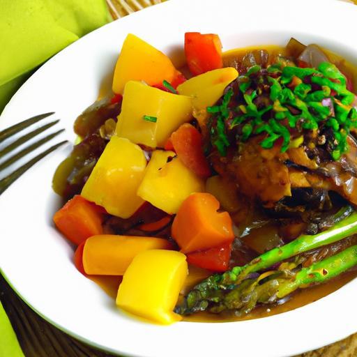 Savor the Comfort: Braised Chicken with Veggies & Gravy