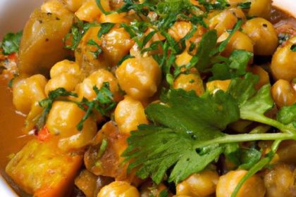 Simmered Perfection: Slow Cooker Chickpea Curry Delight