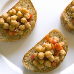 Chickpea Salad Melts: Open-Faced Flavor Packed Bites