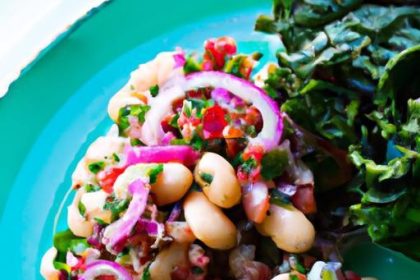 Triple Bean Delight: A Colorful, Crunchy Salad Surprise