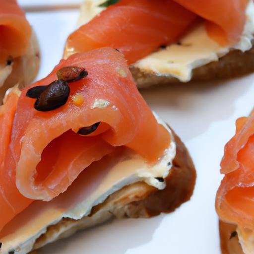 Elegant ‍Bites: Smoked Salmon and Cream Cheese Delights