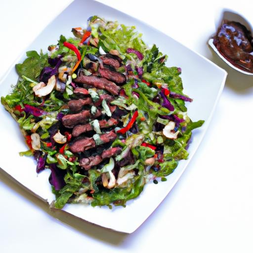 Savor the Flavor:⁤ Steak and Caramelized Onion Salad​ Delight